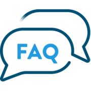 Icon Faq Large Light Background FAQ icon