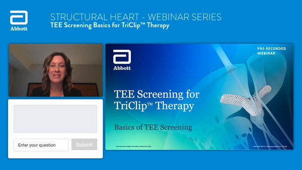 TEE Screening for TriClip™ Therapy: Basics of TEE Screening